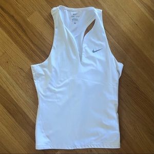 NIKE Dri Fit White Tank